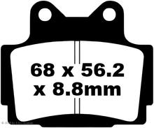 Bremsbeläge EBC FA104 Blackstuff Aramid Bremsbelag mit ABE für Yamaha FZS Fazer S XJ Diversion N TZR 250 - 600 ccm Bj. 1984 - 2003