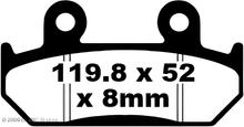 Pastilhas de Freio EBC FA121 Blackstuff Aramid com ABE para Honda XRV Africa Twin CBR F R RR CB S 27 PS 250 - 750 ccm Ano. 1986 - 1992