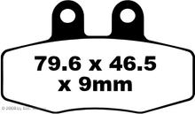 EBC FA132 Blackstuff Aramid brake pad with ABE for KTM LC4 Enduro EGS, Maico GS EXC E-XC E-GS 125 - 612 cc built 1989 - 1998