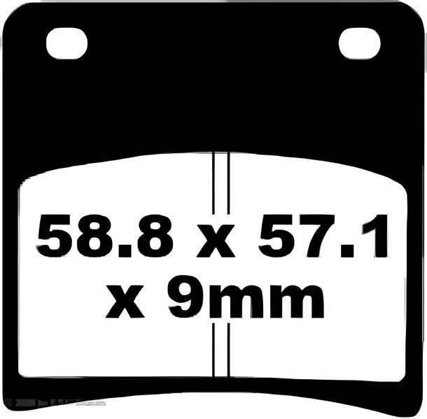 Bremsbeläge EBC FA146 Blackstuff Aramid Bremsbelag mit ABE für Suzuki GSX-R GSX F FK VX U 600 - 1100 ccm Bj. 1988 - 1997