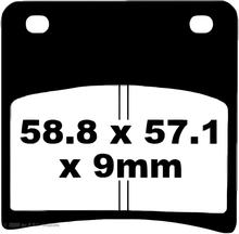 Pastilhas de Freio EBC FA146 Blackstuff Aramid com ABE para Suzuki GSX-R GSX F FK VX U 600 - 1100 ccm Ano 1988 - 1997