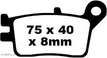 Pastilhas de Freio EBC FA153 Blackstuff Aramid com ABE
