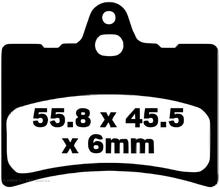 Pastilhas de Freio EBC FA156 Blackstuff Aramid com ABE para Beta Techno 260 ccm Ano 1995