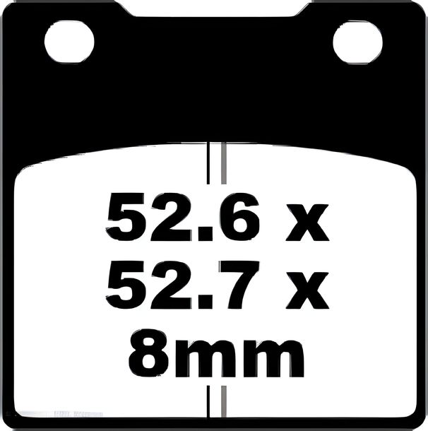 Bremsbeläge EBC FA161 Blackstuff Aramid Bremsbelag mit ABE für Kawasaki ZRX S R ZX-12 E ZX-7 RR ZZR ZXR 250 - 1200 ccm Bj. 1979 - 2006