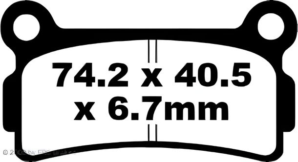 EBC FA164 Blackstuff Aramid brake pad with ABE for Beta Evo 125 cc model year 2020 - 2022