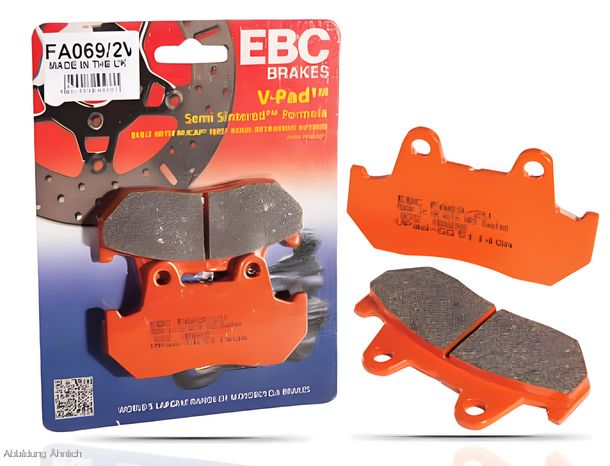 Bremsbeläge EBC FA174V V-Pads Semi Sintermetall mit ABE für Suzuki GSX FA F GSF Bandit SA, Honda CBF A 500 - 1300 ccm