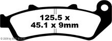 Brzdové destičky EBC FA189 Blackstuff Aramid s ABE pro Honda CBR F 1000 ccm rv. 1993 - 2000