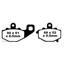 Brzdové destičky EBC FA192 Blackstuff Aramid s ABE pro Kawasaki ZX-6R 400 – 1100 ccm, ročníky výroby 1993 – 2022
