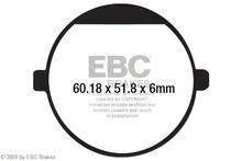 Pastiglia freno EBC FA198 Blackstuff Aramid con ABE
