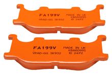 EBC FA199V V-Pads, semi-gesinterd metaal met ABE voor Yamaha XJ6 Diversion ABS F FZ 6 Fazer S XJ XV Virago 125 - 1300 cc, bouwjaar 1993 - 2016