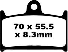 Brzdové destičky EBC FA236 Blackstuff Aramid s ABE pro Triumph Speed Triple i Sprint ST RS Daytona i Centennial Edition Tiger Explorer XC T595 R.v. 1992 - 2018