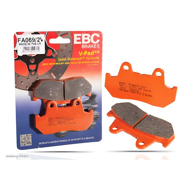 Bremsbeläge EBC FA419V V-Pads Semi Sintermetall mit ABE für Suzuki GSX-R GSR DL V-Strom ABS 600 - 1300 ccm Bj. 2006 - 2022