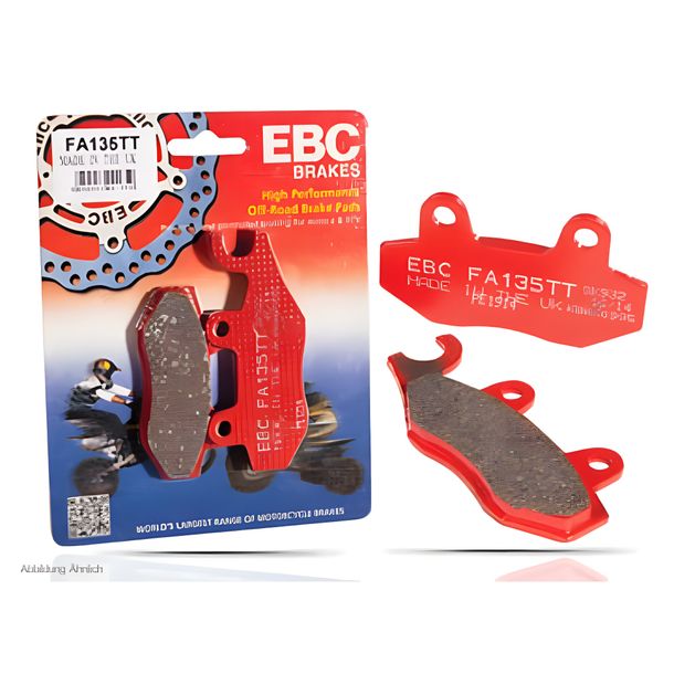 Pastilhas de Freio EBC FA428TT Redstuff Cerâmica – Pastilha de Freio Desportivo com ABE para Yamaha YFM R YXR Rhino 700 ccm