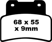Brzdové destičky EBC FA432 Blackstuff Aramid s ABE pro Aprilia RS, Yamaha MT- ABS YZF-R YZF R SL Shiver GT 125 - 900 ccm R.v. 2006 - 2022