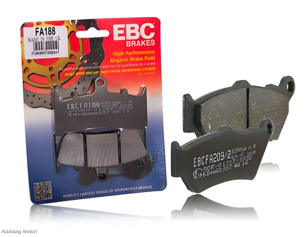 Bremsbeläge EBC FA471 Blackstuff Aramid Bremsbelag mit ABE