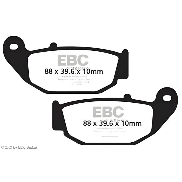 Klocki hamulcowe EBC FA629 Blackstuff Aramid z ABE dla Honda CBR R CB CBF MSX CRF 125 - 650 ccm Rok prod. 2011 - 2022