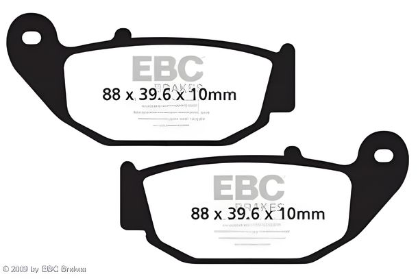 Bremsbeläge EBC FA629 Blackstuff Aramid Bremsbelag mit ABE für Honda CBR R CB CBF MSX CRF 125 - 650 ccm Bj. 2011 - 2022