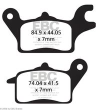 Pastiglia freno EBC FA691 Blackstuff in aramide con ABE per Honda Super Cub 125 cc