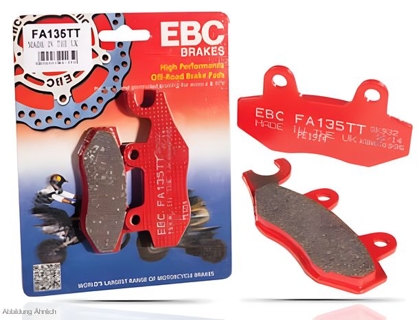 EBC FA741TT Redstuff ceramic sport brake pad with ABE
