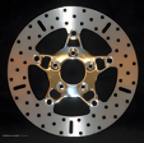 Bremsscheibe EBC FSD010 Custom Disc Edelstahl schwimmend mit polierter Nabe für Harley Davidson XL Sportster N Iron L Super Low C 883 - 1690 ccm Bj. 2000 - 2014