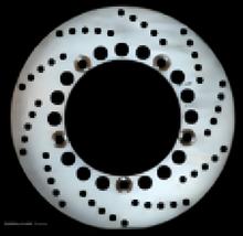 Disque de frein EBC MD4130 en acier au carbone rigide doré avec ABE