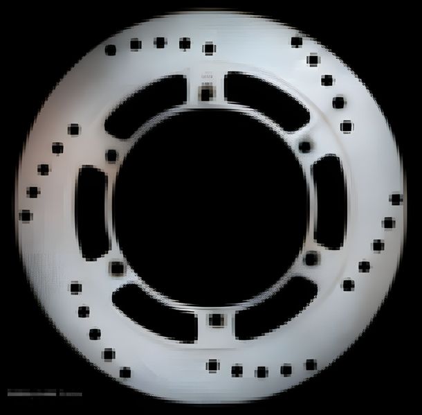 Disque de frein EBC MD631 en acier au carbone rigide doré avec ABE