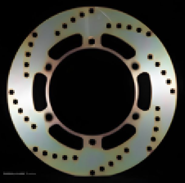 Disque de frein EBC MD692 en acier au carbone rigide doré avec ABE