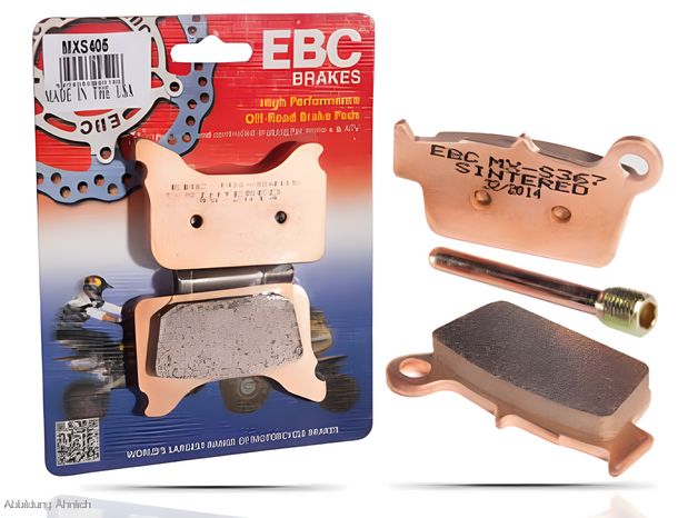 Bremsbeläge EBC MXS368 Goldstuff Racing Sintermetall für KTM EXC-F Sixdays EXC RACING, SWM SM R i Husqvarna TE SX-F TC RS BMW G X SX 85 - 570 ccm