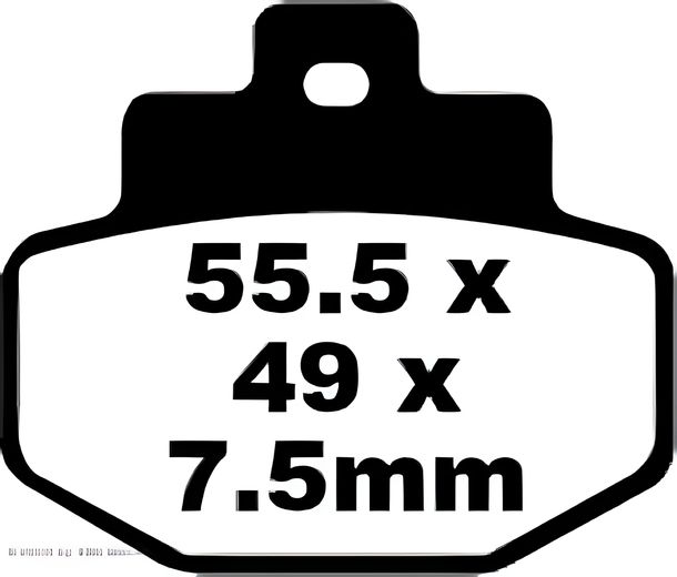 Pastiglie freni per scooter EBC SFA321 organiche con ABE per Vespa GTS i.e. Touring 4V HPE Yacht Club Super Sport 3V, Gilera Runner VX GTV Piaggio Hexagon GTX