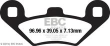 Pastilhas de Freio EBC SFA650 orgânicas Scooter com ABE para Peugeot Metropolis 400 ccm