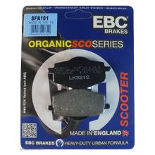 Pastilhas de Freio EBC SFA652 orgânicas Scooter para Yamaha Tricity, Suzuki Address 110 / 125 ccm