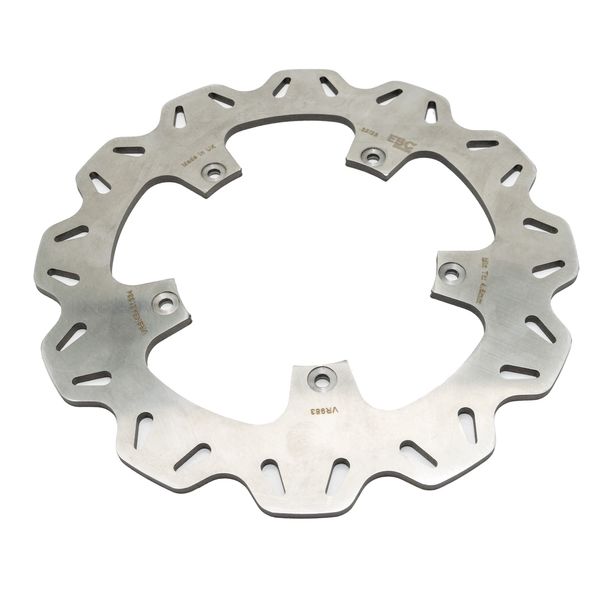 Bremsscheibe EBC VR983 INOX VEE-Rotor Disc Edelstahl starr schwarz mit ABE für Piaggio X8 X9, Gilera Nexus Aprilia SR Max X Evo X7 Coguar 125 - 500 ccm