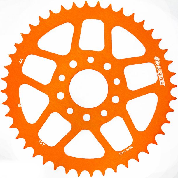 Supersprox 415 LK 60.0 mm diameter 40 mm 44T 5-hole aluminum sprocket orange