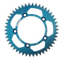 Pignon aluminium 5 trous Supersprox 420 LK 115,0 mm Ø 98 mm 46Z bleu