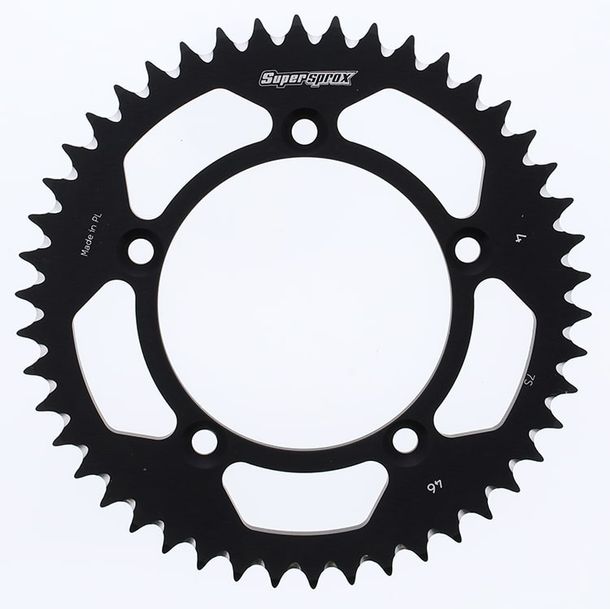 Supersprox 420 LK 115.0 mm diameter 98 mm 46T 5-hole aluminum chain wheel black