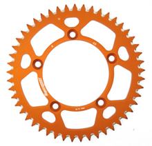 Pignon aluminium 5 trous Supersprox 420 LK 115,0 mm diamètre 98 mm 49Z orange