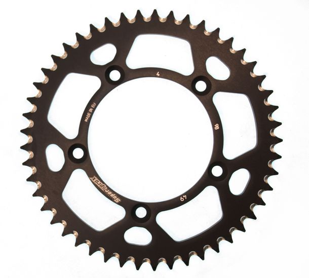 Supersprox 420 LK 115.0 mm diameter 98 mm 49Z 5-hole aluminum chain wheel black