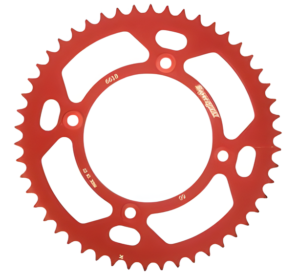 Kettenrad Supersprox 420 LK 120,0mm Ø 100mm 50Z 4-Loch Aluminium rot