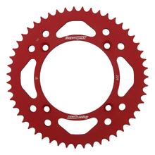 Supersprox 420 LK 130,0 mm Ø 110 mm 51Z pignone in alluminio a 4 fori rosso