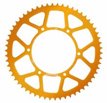 Ruota a catena Supersprox 420 LK 123,0 mm diametro 108 mm 58T in alluminio dorato a 6 fori