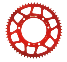 Supersprox 420 LK 125,0 mm Ø 105 mm 58T pignone in alluminio a 6 fori rosso
