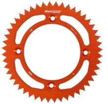 Supersprox 428 LK 132,0 mm Ø 110mm 48T pignone in alluminio a 4 fori arancione