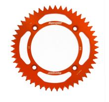 Supersprox 428 LK 132,0 mm diametro 110 mm 49Z Pignone in alluminio a 4 fori arancione