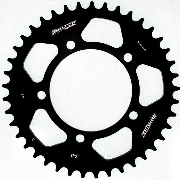 Kettenrad Supersprox 520 LK 120,0mm Ø 100mm 41Z 5-Loch Aluminium schwarz