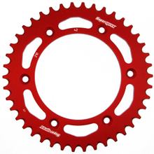 Supersprox 520 LK 153.0 mm diameter 125 mm 42T 6-hole aluminum sprocket, red