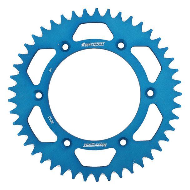 Kettenrad Supersprox 520 LK 152,0mm Ø 125mm 45Z 6-Loch Aluminium blau