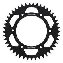 Pignon en aluminium Supersprox 520 LK 152,0mm Ø 125mm 45Z 6 trous noir