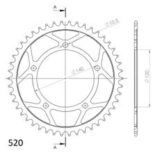Pignone Supersprox 520 46T in alluminio dorato