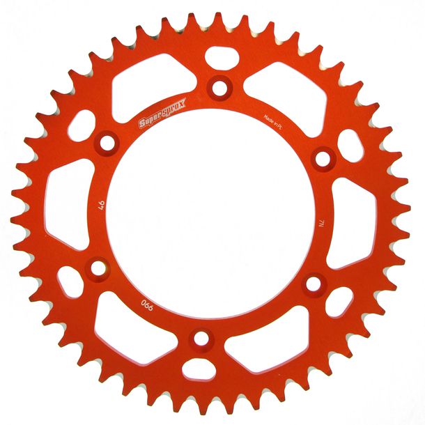Kettenrad Supersprox 520 LK 150,0mm Ø 125mm 46Z 6-Loch Aluminium orange