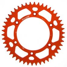 Pignon aluminium 6 trous Supersprox 520 LK 150,0 mm diamètre 125 mm 46T orange